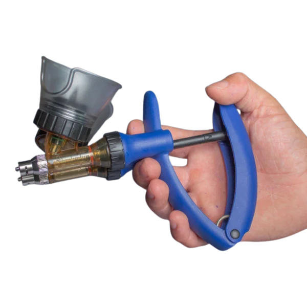 seringa dosadora tipo eco matic dupla com porta frasco 5